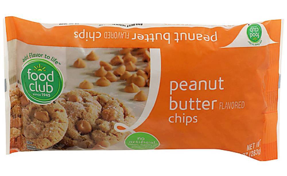 Food Club Peanut Butter Chips 10 oz