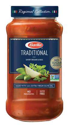 Barilla Traditional Savory Oregano & Basil Pasta Sauce 24 oz