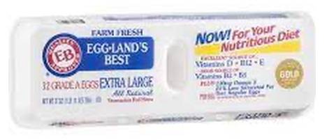 Eggland's Best Extra Large White Eggs 12 ct
