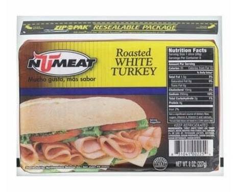 NuMeat Roasted White Turkey 8 oz
