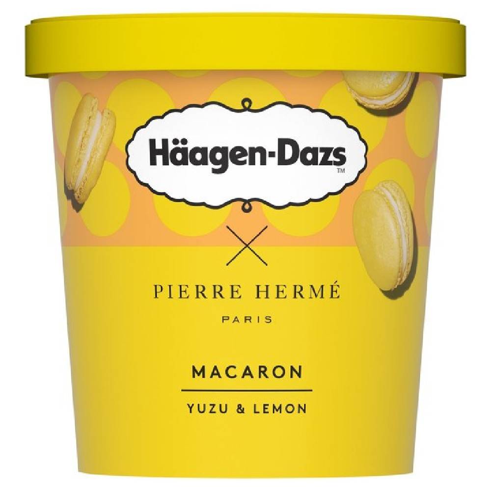 Haagen-Dazs Macaron Yuzu & Lemon Ice Cream 16 oz