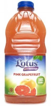 Lotus Nectar Beverage Pink Grapefruit 64 oz