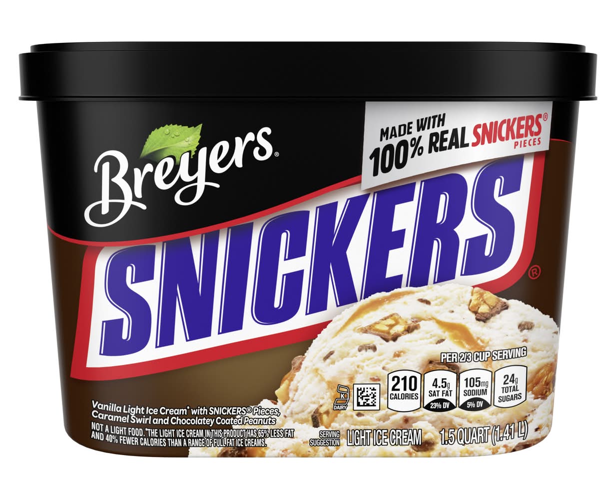 Breyer’s Snickers Ice Cream 1.5 quarts