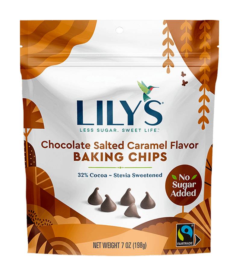 Lily's Chocolate Salted Caramel Flavor Baking Chips 7 oz