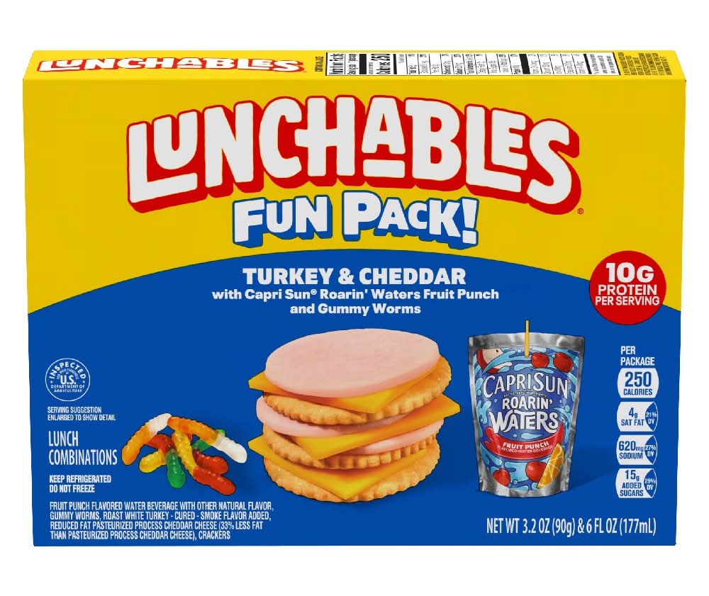 Lunchables Turkey & Reduced Fat Cheddar Cheese Cracker Stackers - 9.2 oz 