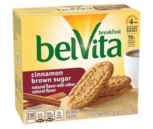 BelVita Cinnamon Brown Sugar Breakfast Biscuits 8.8 oz