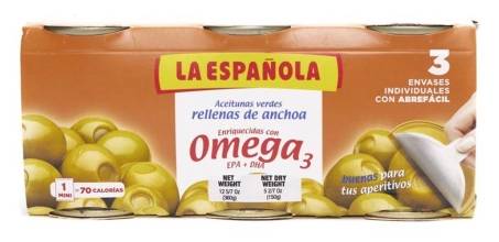La Española Aceitunas con Anchoas Clasicas 150g