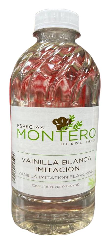 Montero Vainilla Blanca Imitación 16 oz