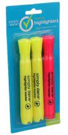 Simply Done Highlighters 3 ct
