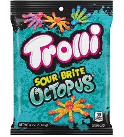 Trolli Sour Brite Octopus 4.25 oz