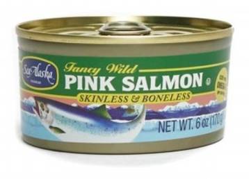 Sea Alaska Skinless & Boneless Pink Salmon 6 oz