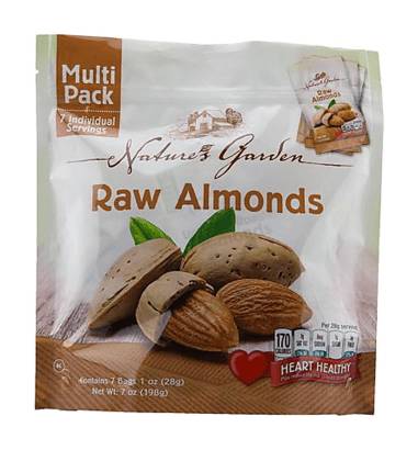 Nature's Garden Raw Almonds 7 oz