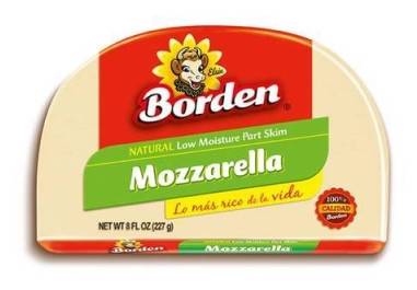 Borden Queso Mozzarella Media Luna 8 oz