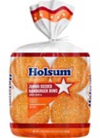 Holsum Jumbo Seeded Hamburger 21 oz
