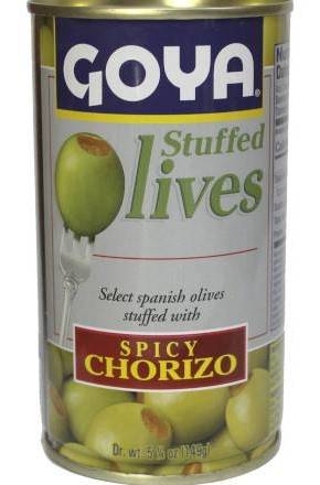 Goya Stuffed Olives Spicy Chorizo 5.25 oz
