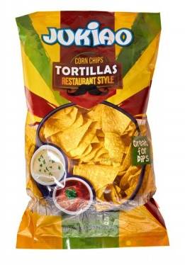 Jukiao Corn Chips Restaurant Style Tortillas 9 oz
