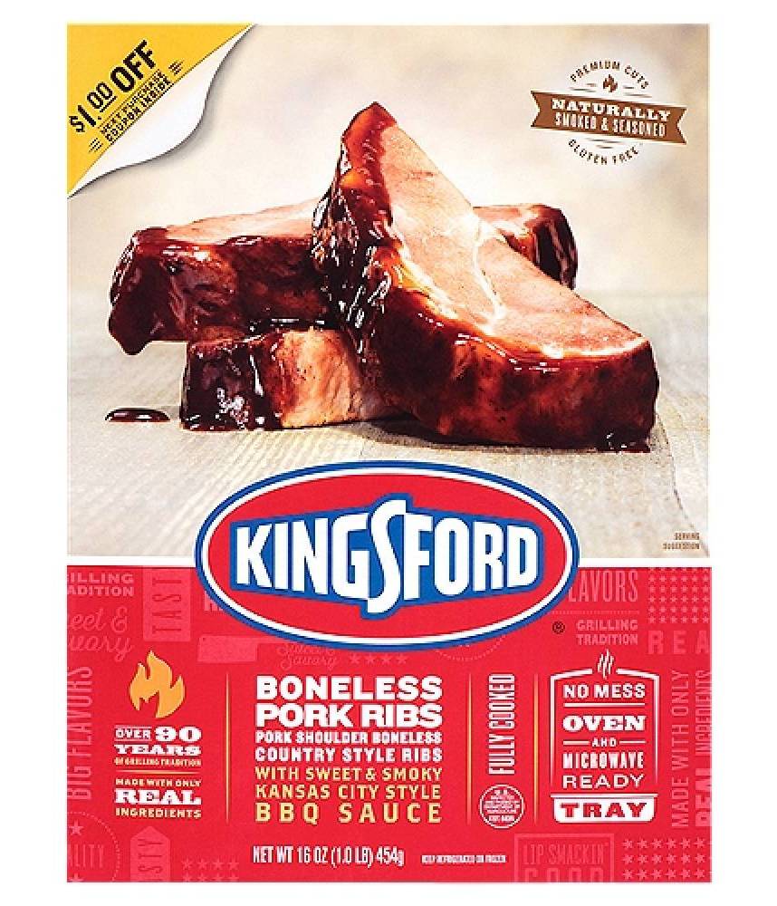 Kingsford Boneless Pork Ribs 16 oz