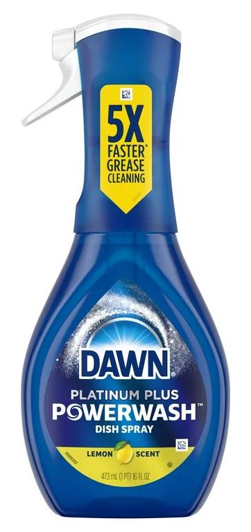 Dawn Platinum Plus PowerWash Lemon Scent Dish Spray 16 oz