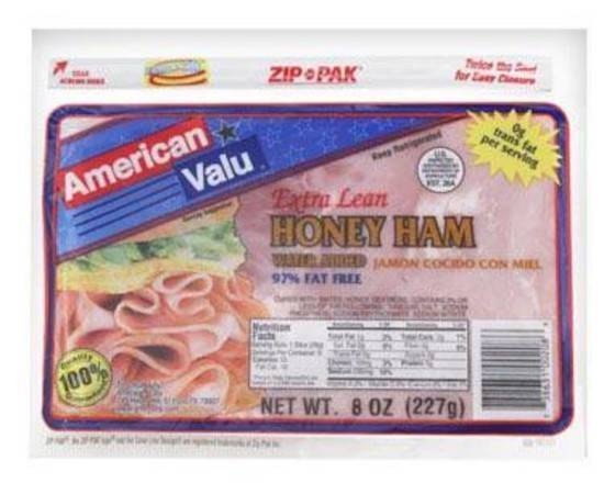 American Valu Honey Ham 8 oz