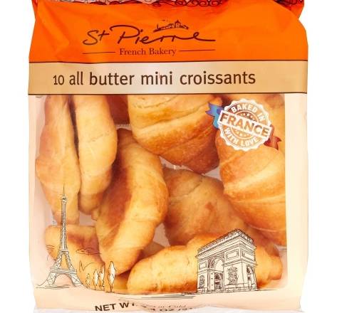 St Pierre 10 All Butter Mini Croissants 7.4 oz