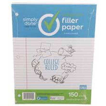 Simply Done Filler Paper 150 sheets