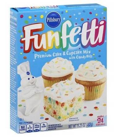 Pillsbury Moist Supreme Premium Cake and Cupcake Mix Funfetti 15.25 oz