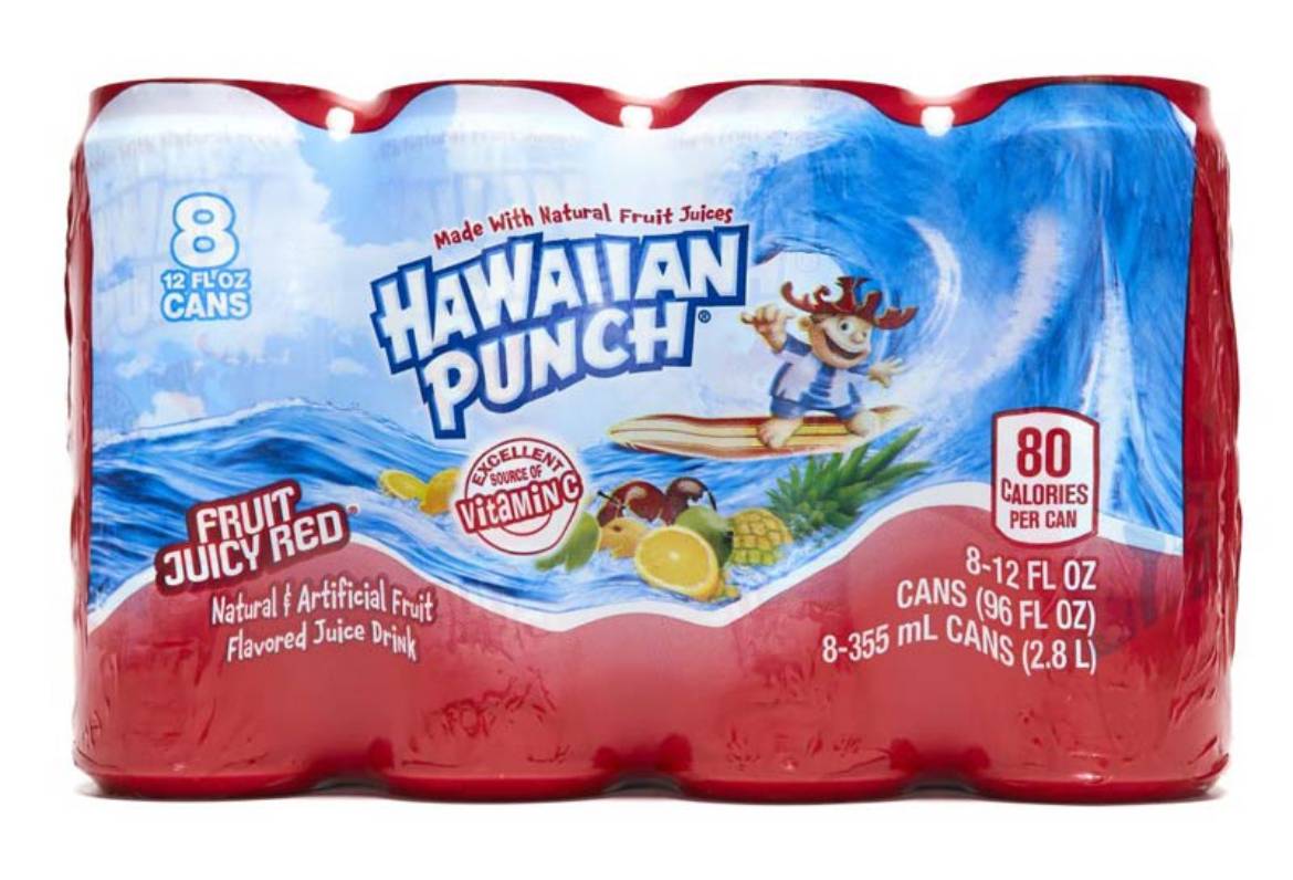 Hawaiian Punch Fruit Juicy Red 8-12 oz