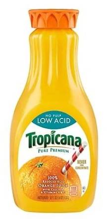 Tropicana Low Acid Orange Juice 46 oz