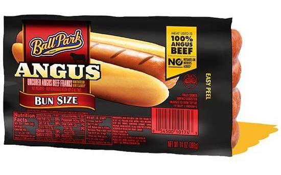 Ball Park Angus Bun Length Beef Franks 14 oz