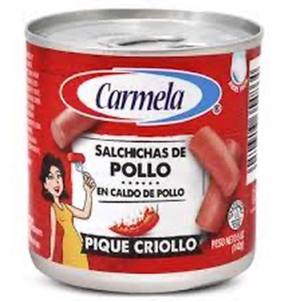 Carmela Salchichas de Pollo con Pique Criollo 5 oz