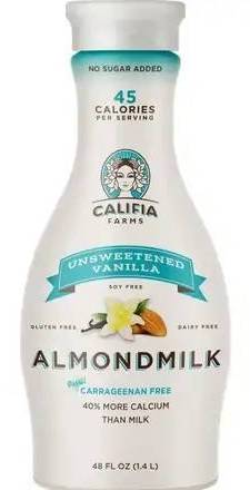 Califia Unsweetened Vanilla Almond Milk 48 oz