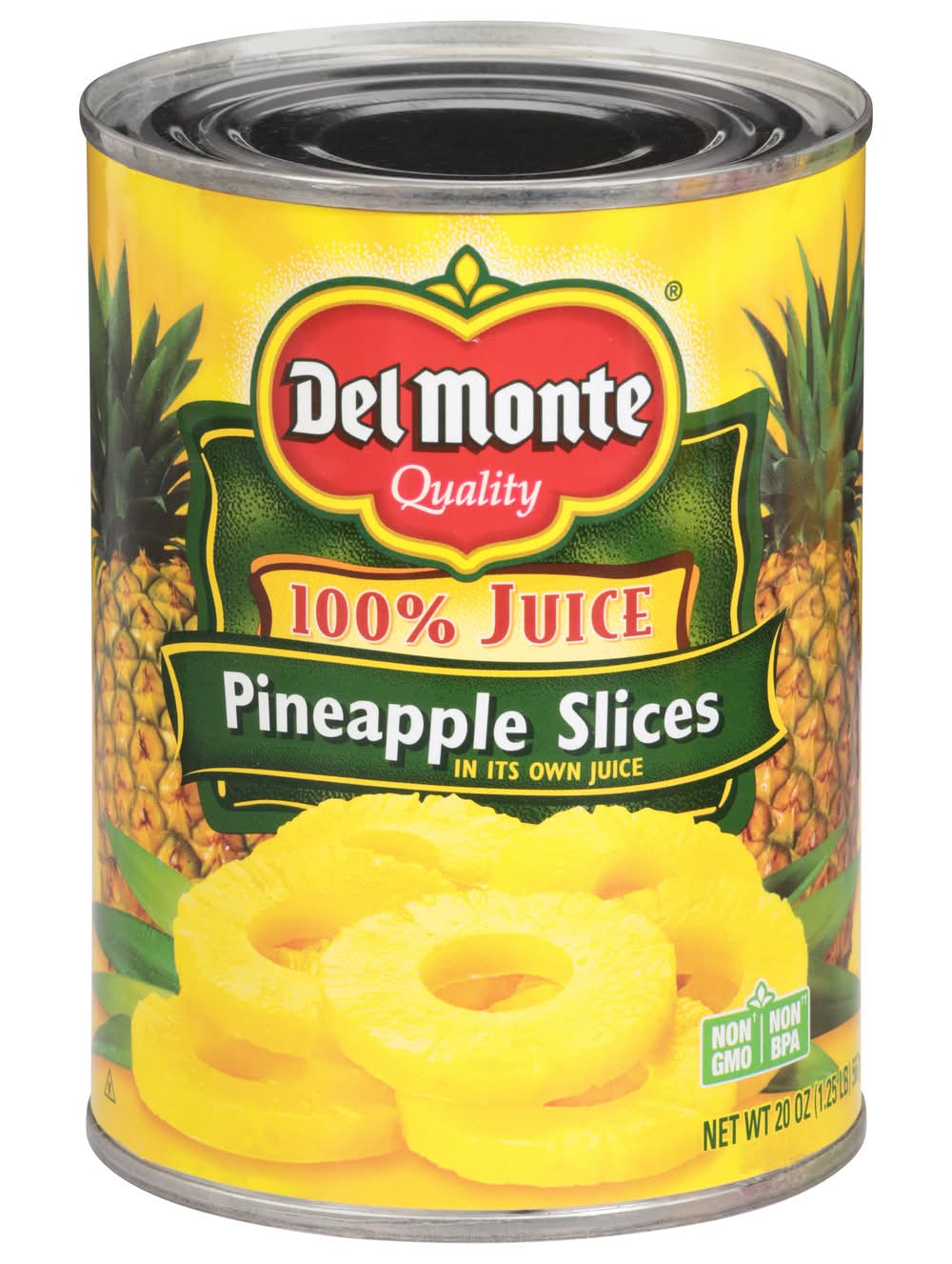 Del Monte Pineapple Slices in 100% Juice 20 oz
