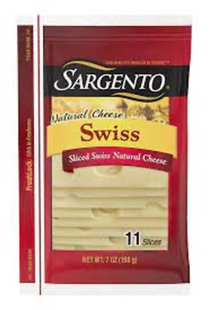 Sargento Swiss Cheese Slices 8 oz