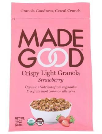 Made Good Crispy Light Granola Strawberry 10 oz