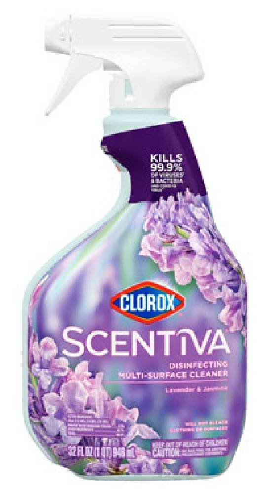 Clorox Scentiva Disinfecting Multi-Purpose Cleaner Lavender Scent 32 oz