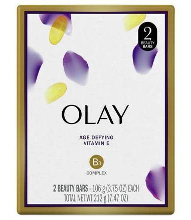Olay Age Defying Vitamin E Beauty Bars 2-3.75 oz