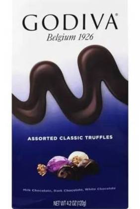 Godiva Assorted Classic Truffles 4.3 oz