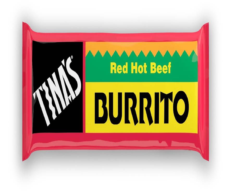 Tina's Burrito Red Hot Beef