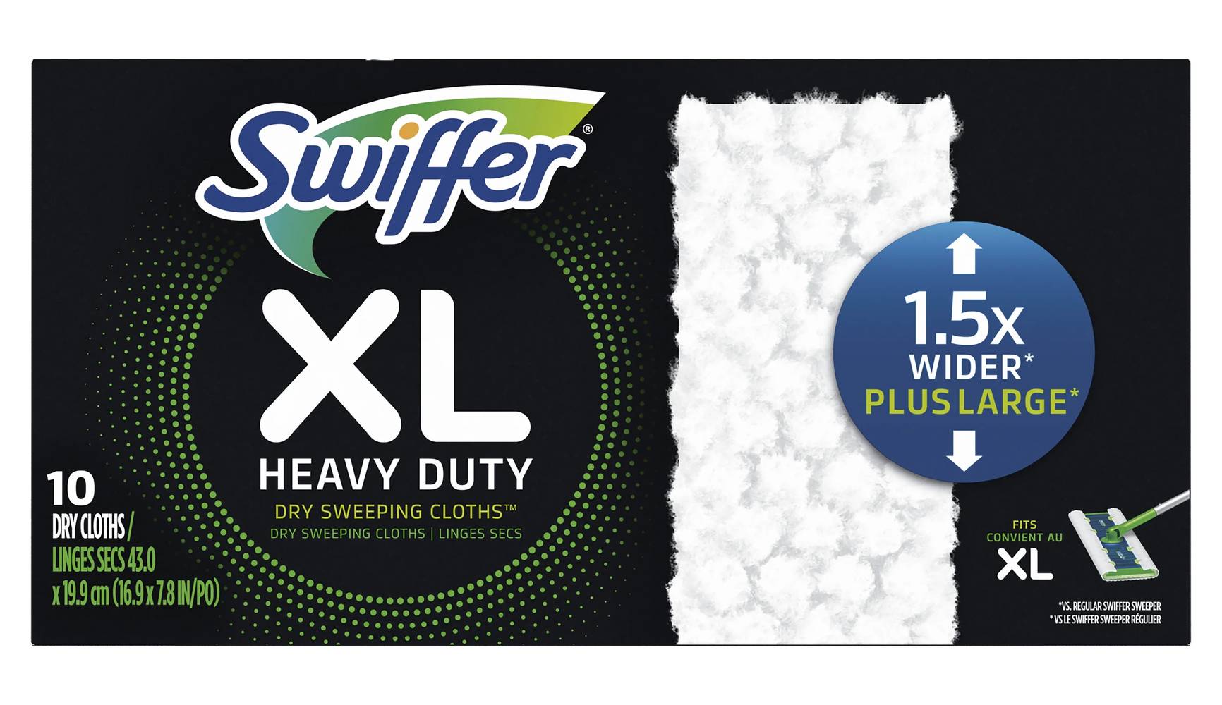 Swiffer XL Dry Sweeping Cloths 10 ct
