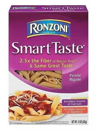 Ronzoni Smart Taste Penne Rigate 12 oz