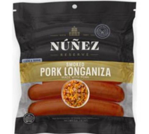 Núñez Smoked Pork Longaniza 16 oz