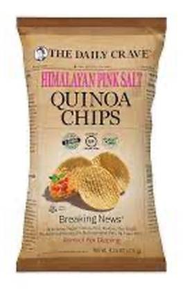 The Daily Crave Himalayan Pink Salt Quinoa Chips 4.25 oz