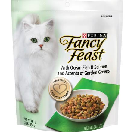 Fancy Feast Ocean Fish & Salmon Dry Cat Food 16 oz