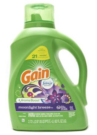 Gain Moonlight Breeze Liquid Detergent 88 oz