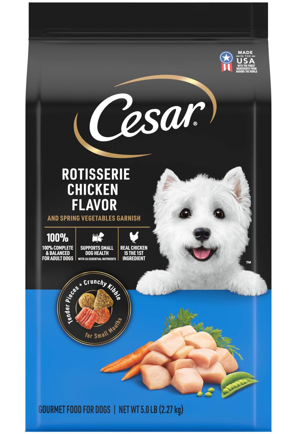 Cesar Rotisserie Chicken Flavor Dog Food 2.7 lbs
