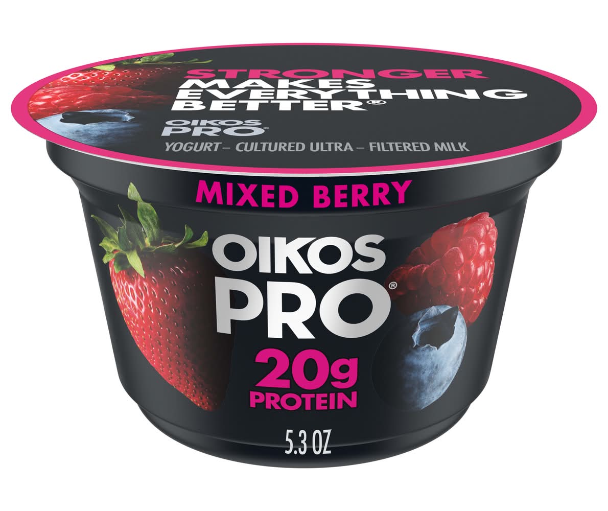 Dannon Oikos PRO Yogurt Mixed Berry 5.3 oz