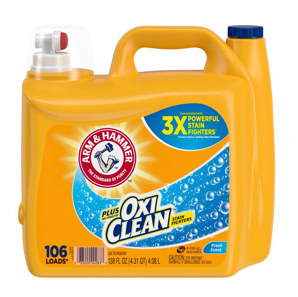 Arm & Hammer Oxi Clean 106 loads 138 oz