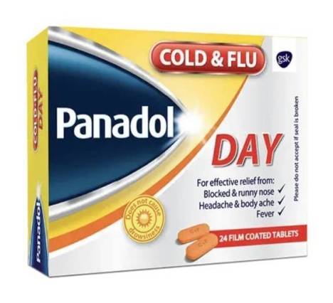 Panadol Cold & Flu Non Drowsy 24 ct