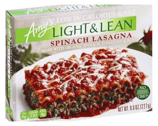 Amy’s Spinach Lasagna 8 oz