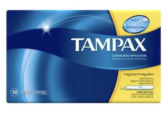 Tampax Regular Tampons 10 ct